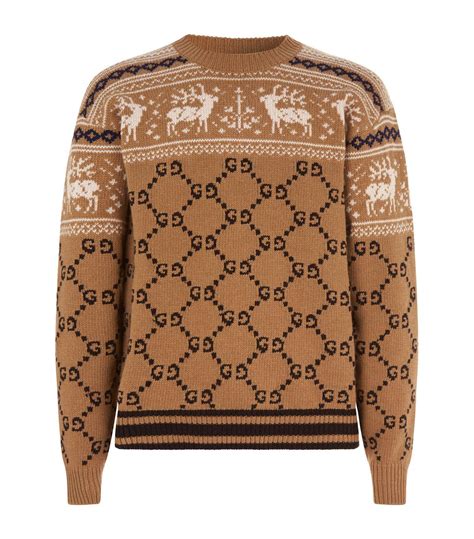 gucci v sweater|v neck jumper men's designer.